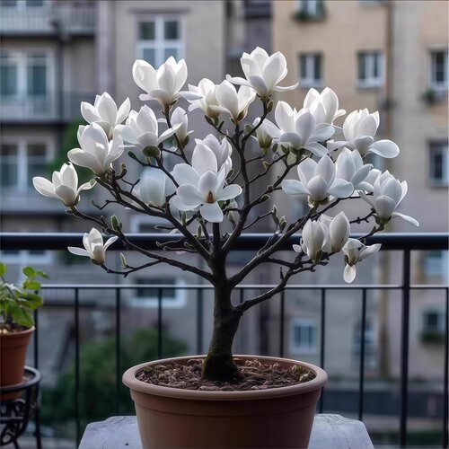 四季矮化玉兰花树苗盆栽花苗红玉兰花紫玉兰花树花卉庭院耐开花 - 图2
