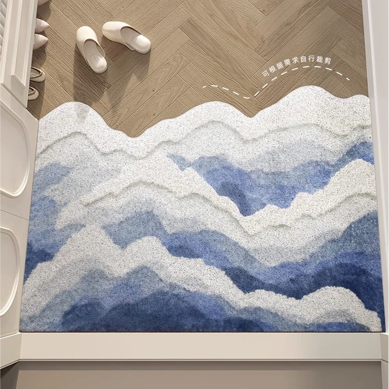 入户门地垫侘寂进门门口丝圈门垫玄关除尘脚垫可裁剪耐脏防滑地毯,淘宝优惠券,粉丝福利购,淘宝优惠卷