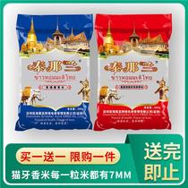 500g small packaged cat tooth rice Thai long grain jasmine rice new rice 2021 New rice Buy a pack of send a pack