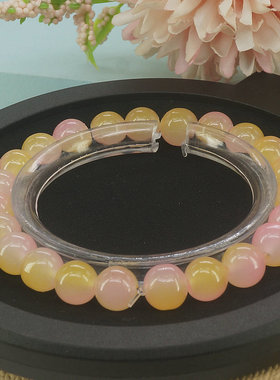 渐变色手链玻璃ins风女