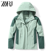 2023 GREEN OUTDOOR SUBMACHINE CLOTHING GIRLS NEW SMALL SUB THREE WATERPROOF WIND SUMMER WINTER DEN CLIMBING MOUNTAIN SUIT JACKET MAN