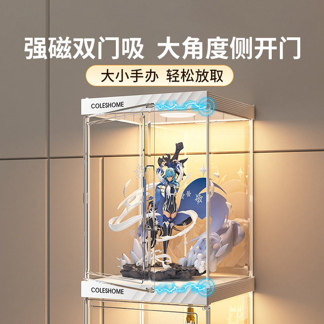 Full transparent figure cabinet