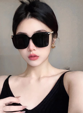 Cherry Kitty 墨镜女大框方圆脸显瘦偏光防紫外线近视太阳眼镜男