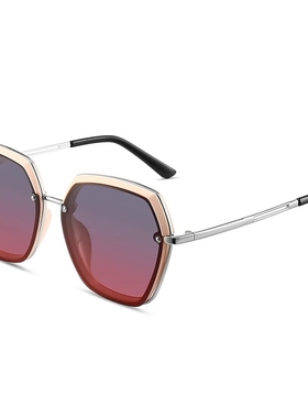 法国 Portney Bell 高级感防紫外线大脸显瘦眼镜太阳防晒墨镜女