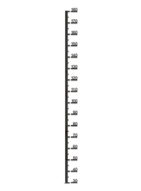 速发面克力厅亚身高贴宝宝量身高尺幼儿园儿童房客镜卧室玄关自粘