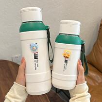 German upscale insulated cup mens large capacity sports water cup with tea compartment 316 stainless steel students adult tea