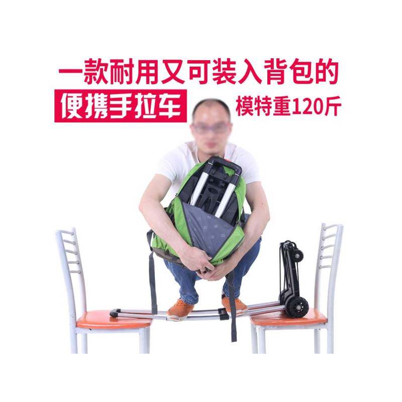 拉拉车迷你托运音响小推车拉杆车拉货桶装水托架行李架小拖车搬运