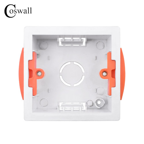 86/146/172石膏板专用暗盒 空心墙柜体插座底盒双盒英式147接线盒 - 图3