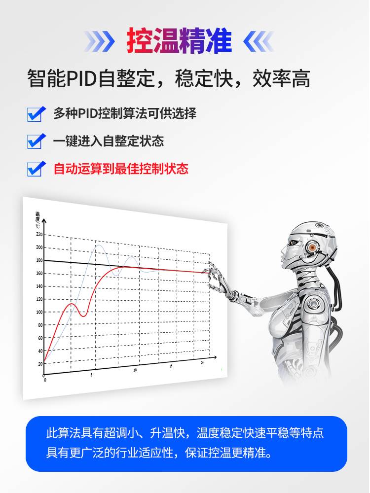 东崎TEY智能pid电子数显热电偶温控器双温调节仪高精度数字温控仪 - 图2