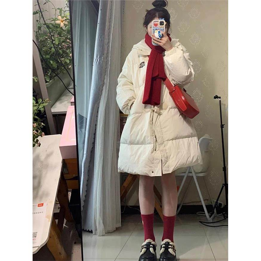 2025新款小个子韩系棉衣棉服女中长款牛角扣棉袄学院风加厚外套冬,淘宝优惠券,粉丝福利购,淘宝优惠卷