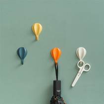 Creative Cute Decoration Hook in doorway Key frame Xuanguan wall Contained Dorm Room Bathroom Free to punch small sticky hook