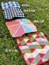 Folding cushion portable and portable outdoor small portable fart cushion waterproof anti-damp cushion camping bus sepp dirty meadow with hide