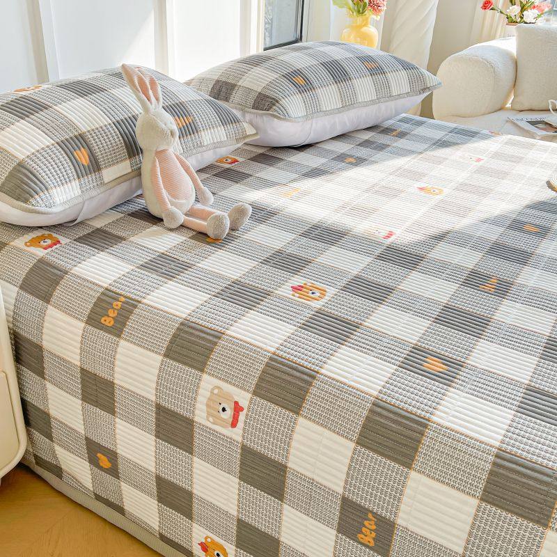 泡泡夹棉床单单件宿舍纯棉布料非全棉被单a类母婴级冬季加厚床盖,淘宝优惠券,粉丝福利购,淘宝优惠卷