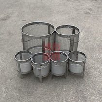 Thickness aggregate firmness net basket triangular mesh basket Three-foot mesh blue pebble aggregate 6 sets of sandstone mesh basket 70 *