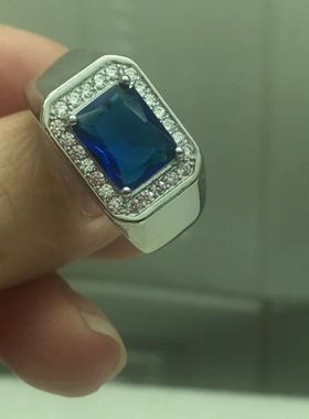 浴血黑帮绿色欧美时尚个性超帅男戒指