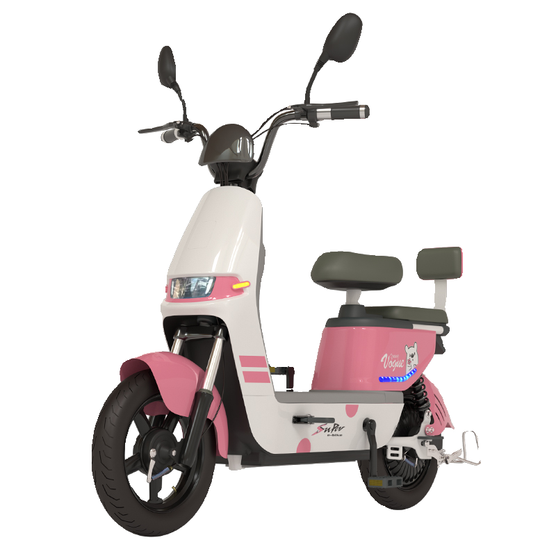 新国标电动车爱玛同款女士小型电动自行车成人两轮代步助力电瓶车 - 图3