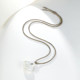 Saturday Blessing Xiao Bingyun Pendant Xiangyun Ruyi Lock Necklace White Moonlight Chalcedony 520 Gift for Mom