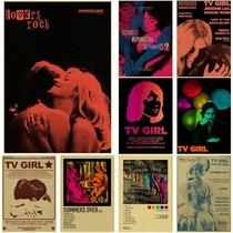 TV Girl Posters Retro Kraft Paper Prints Lovers Rock Vintage