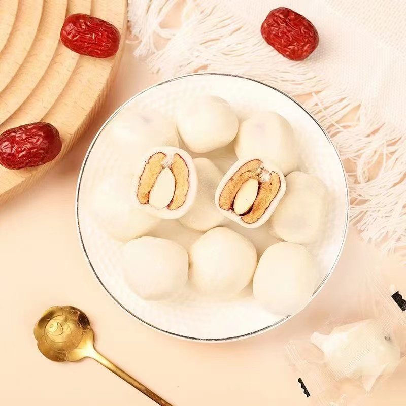 奶枣巴旦木夹心网红零食休闲过年食品无核红枣仁,淘宝优惠券,粉丝福利购,淘宝优惠卷