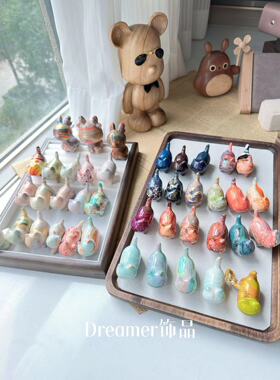 非遗摆件大漆工艺飘漆猫咪摆件