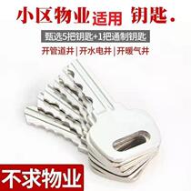 Cell Property House Road tube Well door lock core Power distribution Table Box Water electrician lock Almighty to open the key