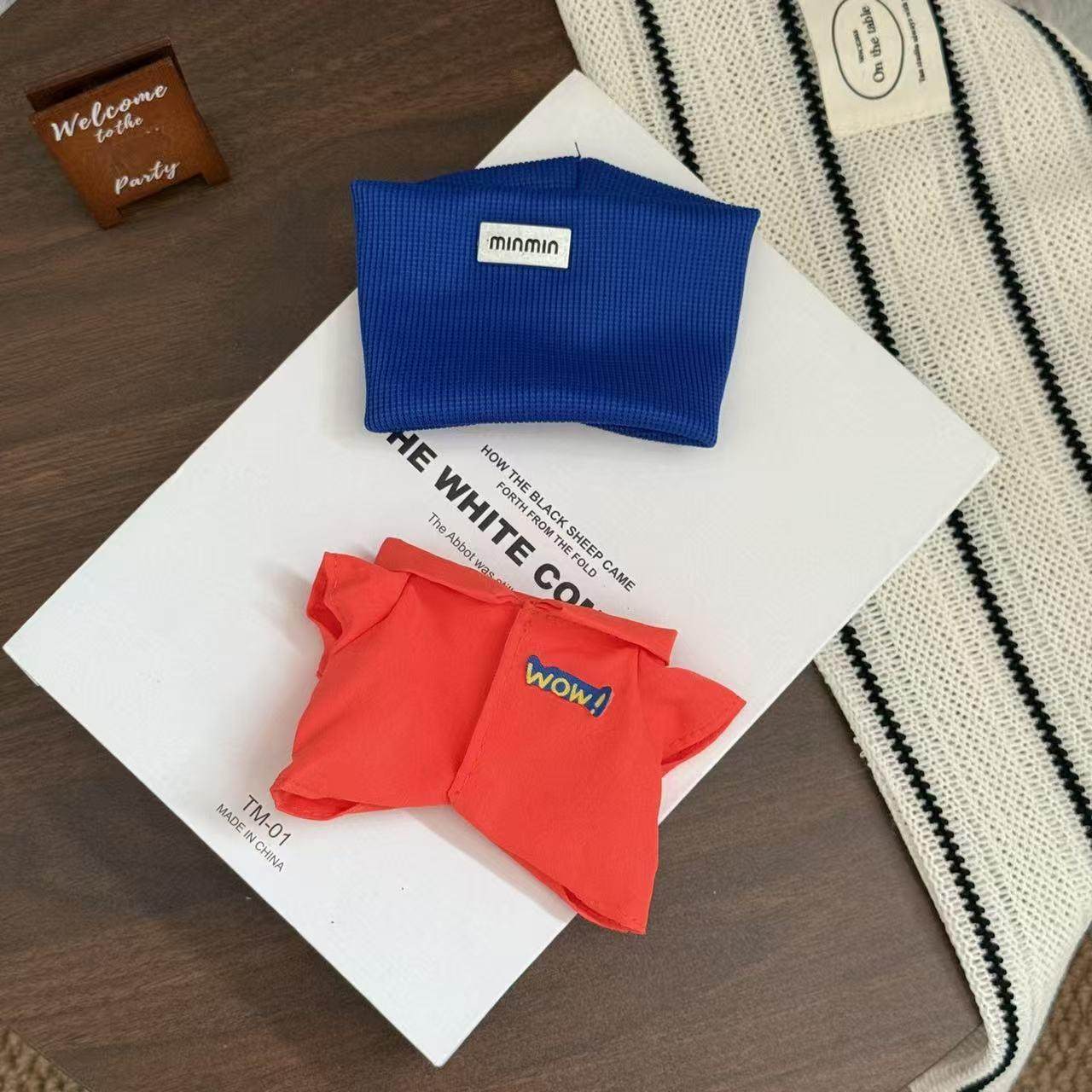 10cm娃衣套装背带裤十厘米15cm棉花娃娃衣服玩偶公仔换装着替可爱,淘宝优惠券,粉丝福利购,淘宝优惠卷