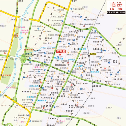 【2025年新版】山西省交通旅游图 自驾旅游出行参考街道美食购物徒步地铁路线图 旅游导向交通指南景点标记高速国道线路规划 - 图2