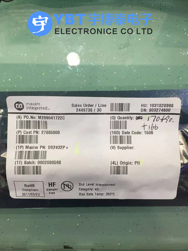 DS2432P新款 TSOC-6贴片 MAXIM美信全新 IC集成电路芯片 - 图0