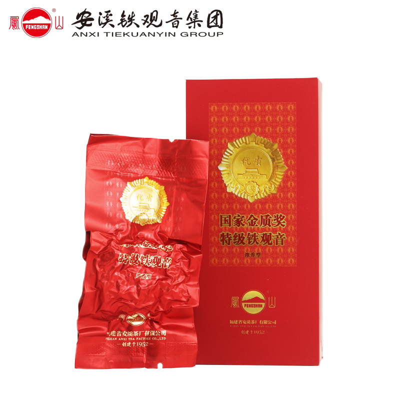 凤山金质奖传统浓香特级铁观音乌龙茶烘焙熟茶礼盒装120g送长辈 - 图3