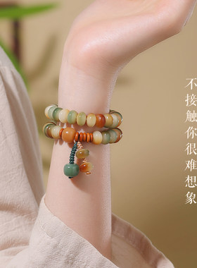 敦煌新中式菩提算盘珠手串女款