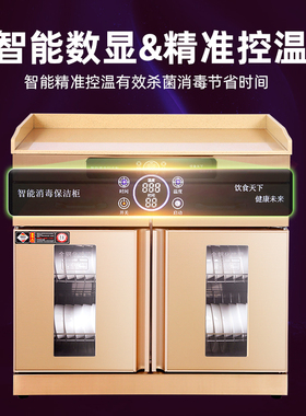 金色触屏消毒柜臭氧加红外线
