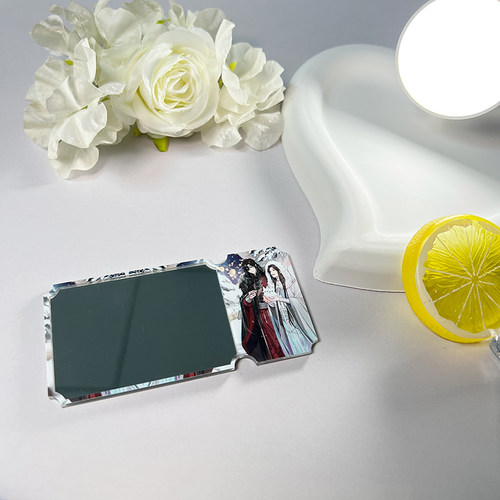 天官赐福透镜空中画便携式镜子谢怜花城周边亚克力票根应援礼品 - 图2