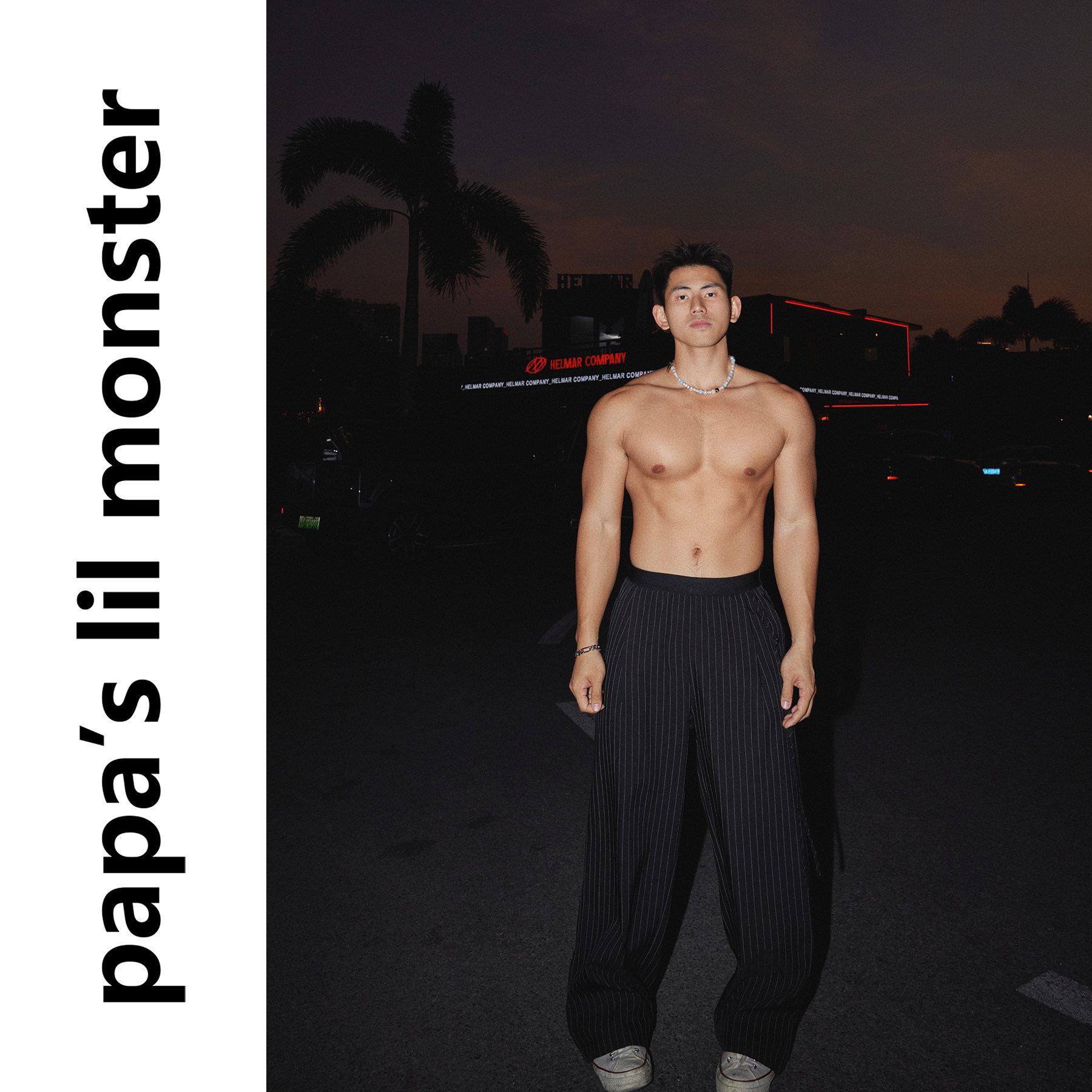 PAPASLILMONSTER【条纹city】美式条纹拉链卫衣慵懒休闲裤套装,淘宝优惠券,粉丝福利购,淘宝优惠卷