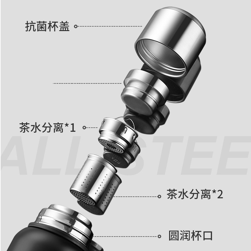 全钢316不锈钢保温杯男女泡茶杯超大容量水壶水杯子保冷车载瓶304 - 图1