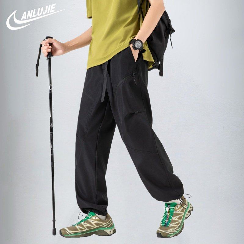 ANLUJIE 情侣三防伞兵裤美式机能防水大码加厚男女冲锋裤长裤,淘宝优惠券,粉丝福利购,淘宝优惠卷