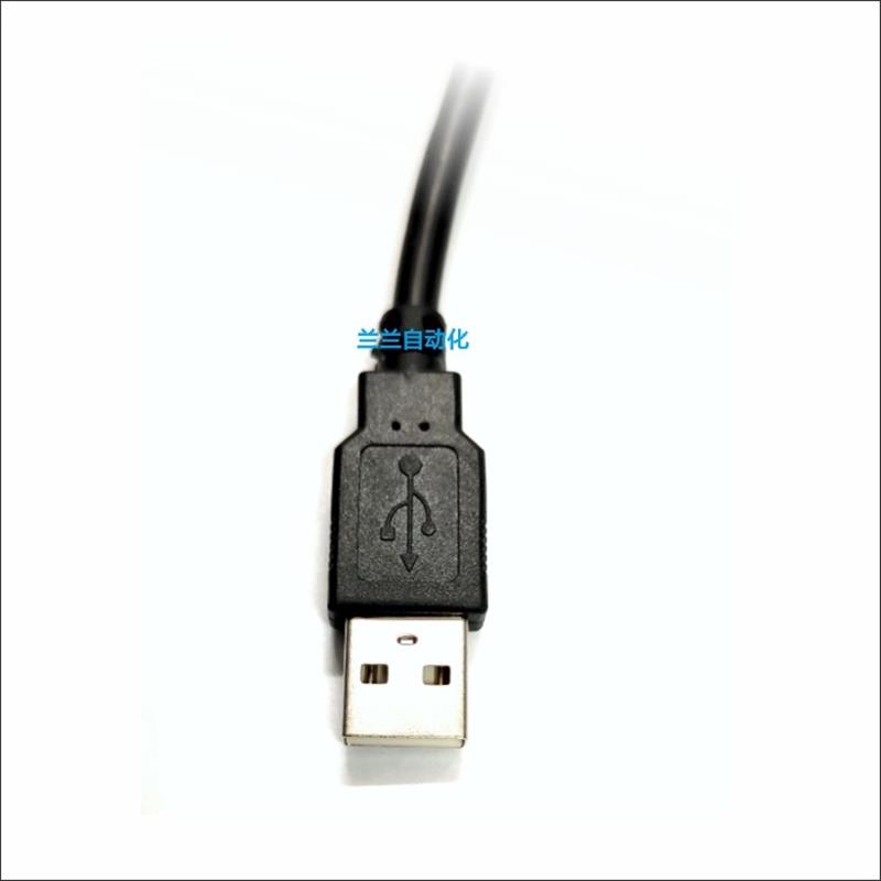 USB-QC30R2 适用于三菱Q系列PLC编程电缆 下载数据线USB转圆头6针 - 图0