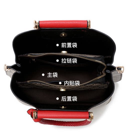 真软皮高级感女士包手提包斜挎大包
