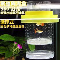 Peacock Fish Breeding Box Suspension Incubators Fish Tank Isolation Case Small Fry Juvenile Fish Production House Floating Shrimp Tank