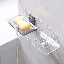 Soap Rack Bathroom Wall Mounted Sponge Dish Double Layer Sel