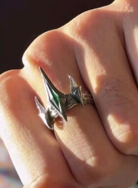 英雄联盟周边破败之王戒指男佛耶戈王冠二次元二创衍生食指戒指环