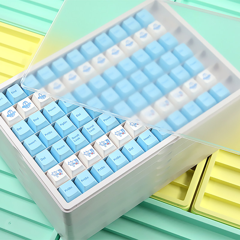 键帽收纳盒展示防尘叠加个性机磁轴械键盘锄盒原厂XDA键帽收纳盒,淘宝优惠券,粉丝福利购,淘宝优惠卷