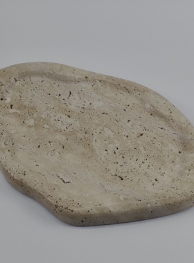 米黄洞天然大理石云朵托盘设计摆件家居珠宝首饰收纳盘装饰饰盘