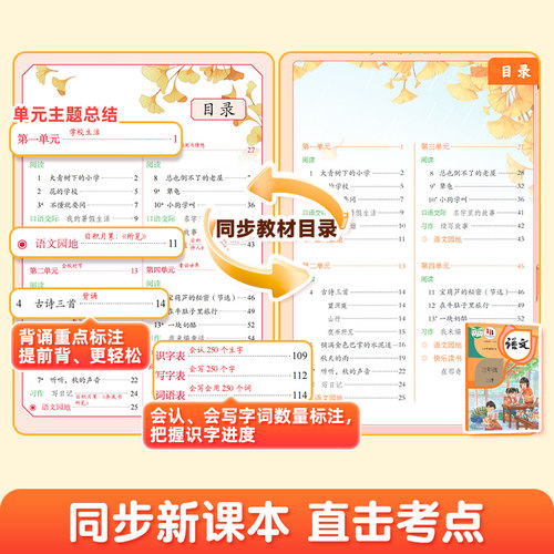 2026秋作业帮课堂笔记四年级上册下册语文人教版课本同步教材完全解读小学生寒假预习笔记知识点课后复习黄冈学霸随堂笔记视频讲解 - 图0