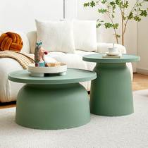 Xinjiang Tibet Nordic Creative Net Red Plastics tea table Composition Home Living room Round table Balcony Round a few