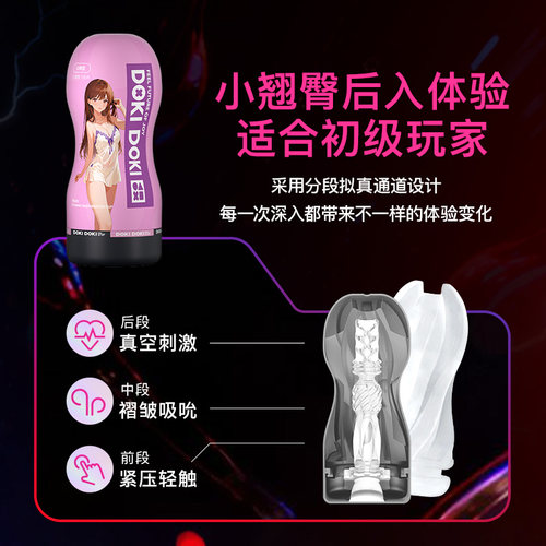 春风集精灵飞机杯男用真实通道宿舍隐形潮牌手动杯自慰成人用品 - 图1