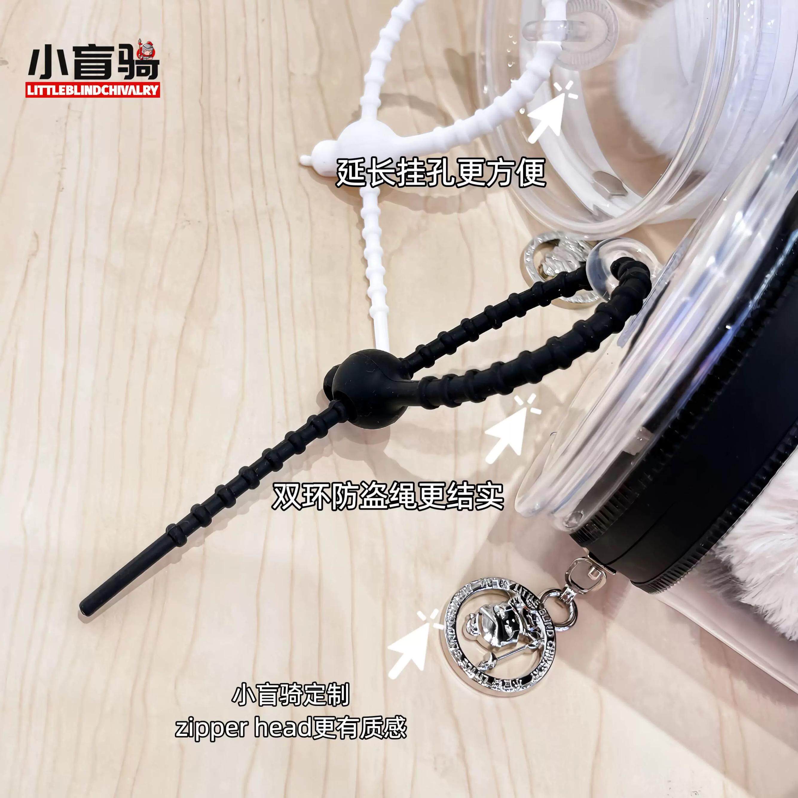 小盲骑新款H14小罐罐娃包 sp冬日星星人娃娃毛绒玩偶收纳防尘挂包,淘宝优惠券,粉丝福利购,淘宝优惠卷