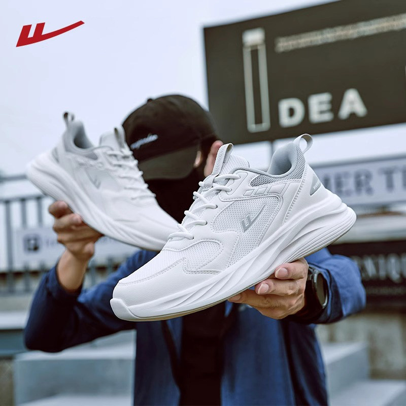 Pull back classic national trend authentic mesh breathable sports shoes