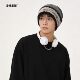 Cold hat planet winter warm and face-showing small pile hat