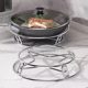 Stainless steel pot rack extra thick household kitchen storage rack multi-functional insulation bracket anti-scalding storage steam rack