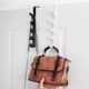 Bag and hat storage artifact bedside clothes rack